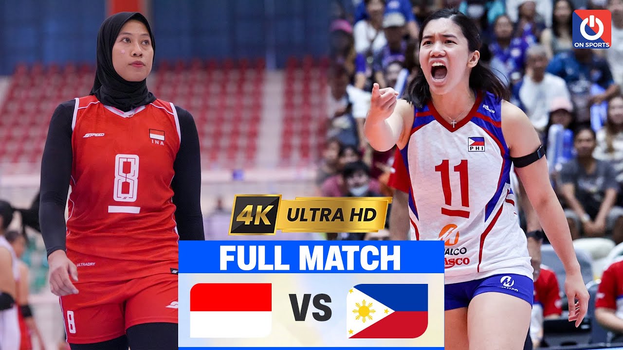 Full 4K | INDONESIA vs PHILIPPINES | Megawati đại chiến Jia De Guzman - Solomon