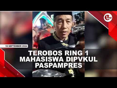 MAHASISWA DIPVKUL PASPAMPRES USAI TEROBOS AJAK JOKOWI BERFOTO | U-NEWS