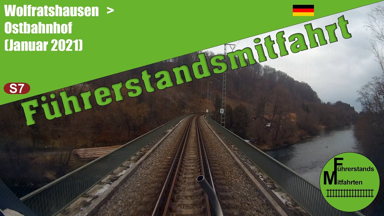 [Deutschland] Führerstandsmitfahrt 2021 * S-Bahn München * S7 Wolfratshausen - Ostbahnhof