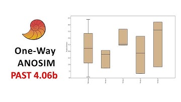 How to Calculate a One-Way ANOSIM | Past 4.06b | Bio Statistics | Statistics Bio7