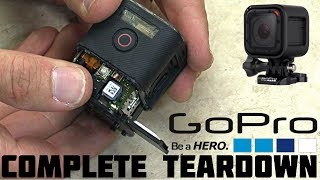 ПОЛНЫЙ демонтаж GoPro HERO4 Session (замена батареи, объектива и ДРУГОЕ!)