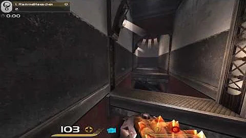 Quakelive training center jump practice  backward