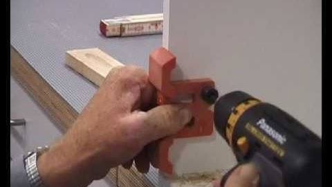BLUM Mounting Plate Drilling Jig