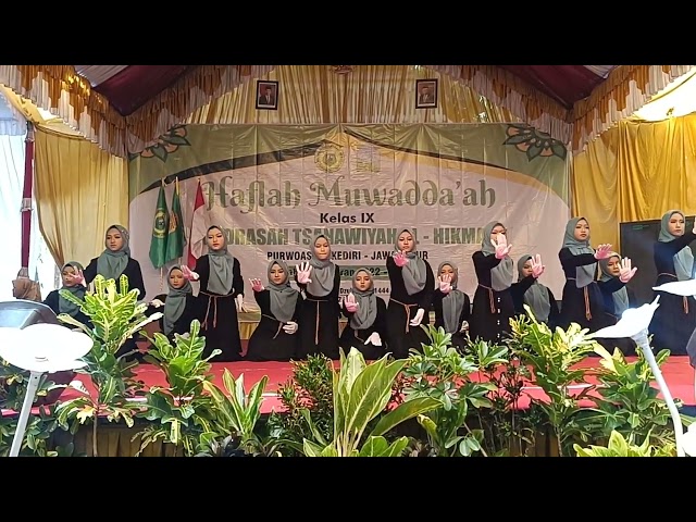 Tari Saman Dance Islami cover by Siswi MTs Al-Hikmah Purwoasri Kediri class=