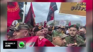 Top Channel/ Nis në sheshin 'Skënderbej' protesta në mbështetje të ish-udhëheqësve të UÇK-së