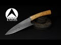 Fabrication d'un couteau de cuisine avec trempe sélective - Making a kitchen knife with hamon