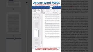 Tu galères avec une page blanche sur Word ? Regarde ça !