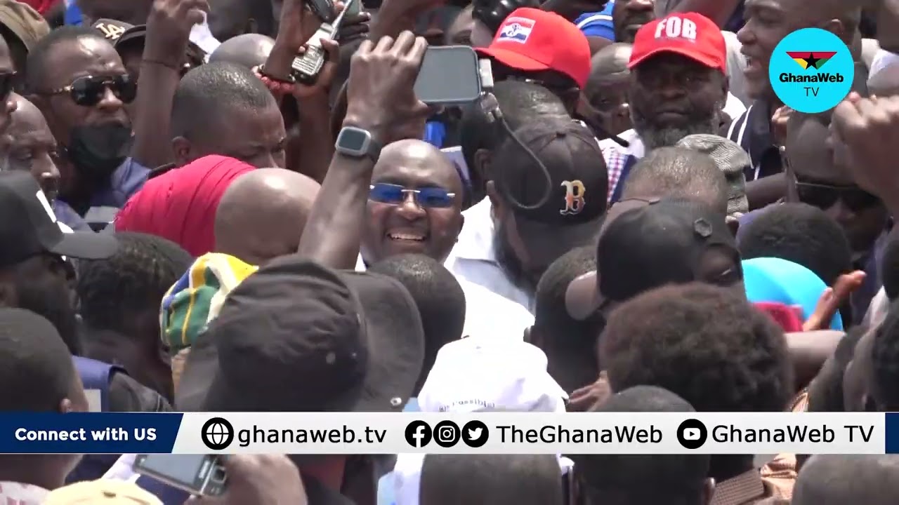Watch Dr Bawumia’s arrival at the NPP Headquarters to file his nomination