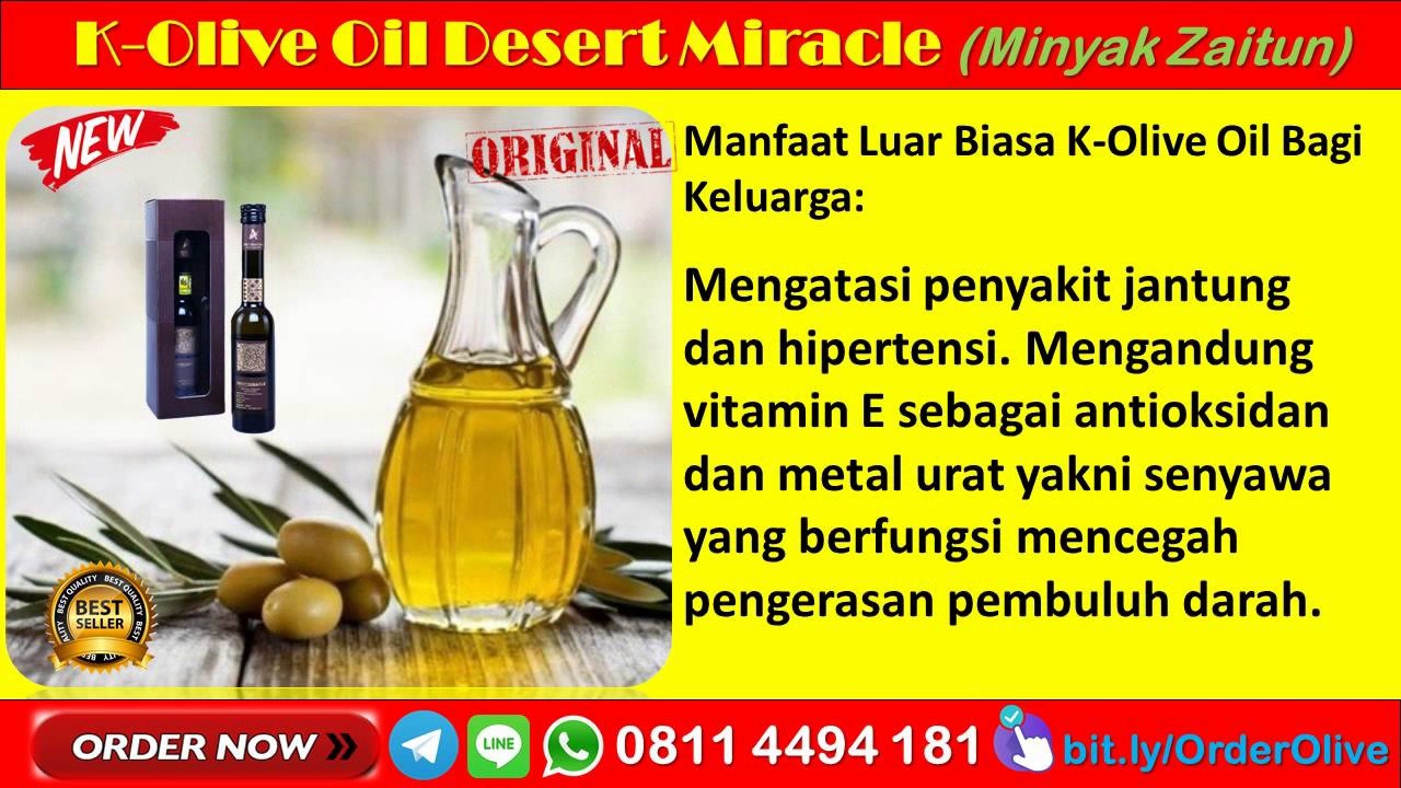 WA 08114494181 | Minyak Zaitun Arab K-Olive Oil 