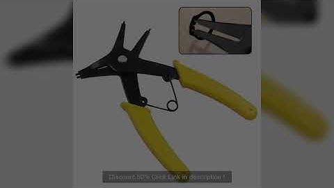 Internal And External Spring-loaded Pliers Dual-purpose Snap Rings 2-In-1 Mounting And Dismounting T