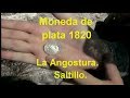 Hallazgo de moneda plata 1820, la Angostura