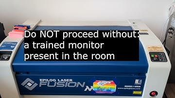 Epilog Laser Cutter Training 1.3