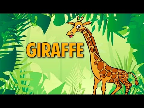 How To Pronounce 'GIRAFFE' | जिराफ़ | Pronunciation In HINDI | Animal | HD | Lehren Kids - YouTube