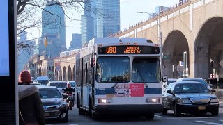 MTA Bus Company: 2007 Orion VII Gen-2+ Hybrid 3695 on the Q60 Bus.