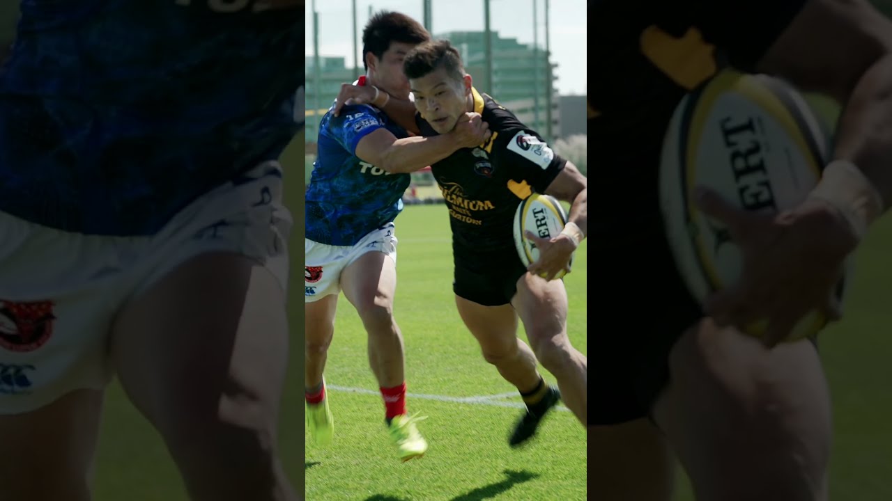 ど迫力のトライ！#trainingmatch #leagueone #rugby #リーグワン