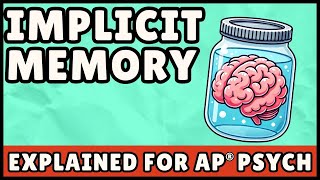 Implicit Memory (AP Psychology)