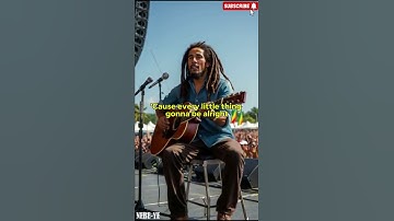 Thumbnail of Bob Marley - Three Little Birds (Lyrics) | #bobmarley #aimusic #aisongs ##englishsong #legend