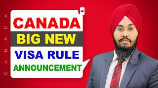 CANADA BIG NEW VISA RULE ANNOUNCEMENT | STUDY VISA UPDATES 2024 | USA CANADA UK