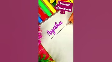 Cute and stylish name Art videos#trending #shorts #viral