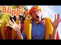 Blippi Visits The Theme Park | Fun and Learning With Blippi | 1 Hour Of Blippi | Educational Videos