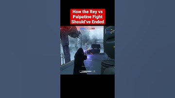 How The Rey Vs Palpatine Fight Should’ve Ended #shorts #battlefront