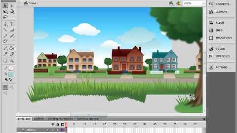 درس عمل تأثير ثلاثي الأبعاد flash parallax effect cs5&cs4
