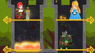 Hero Rescue 2 Gameplay Pull The Pin | How To Loot Mobile Game screenshot 2