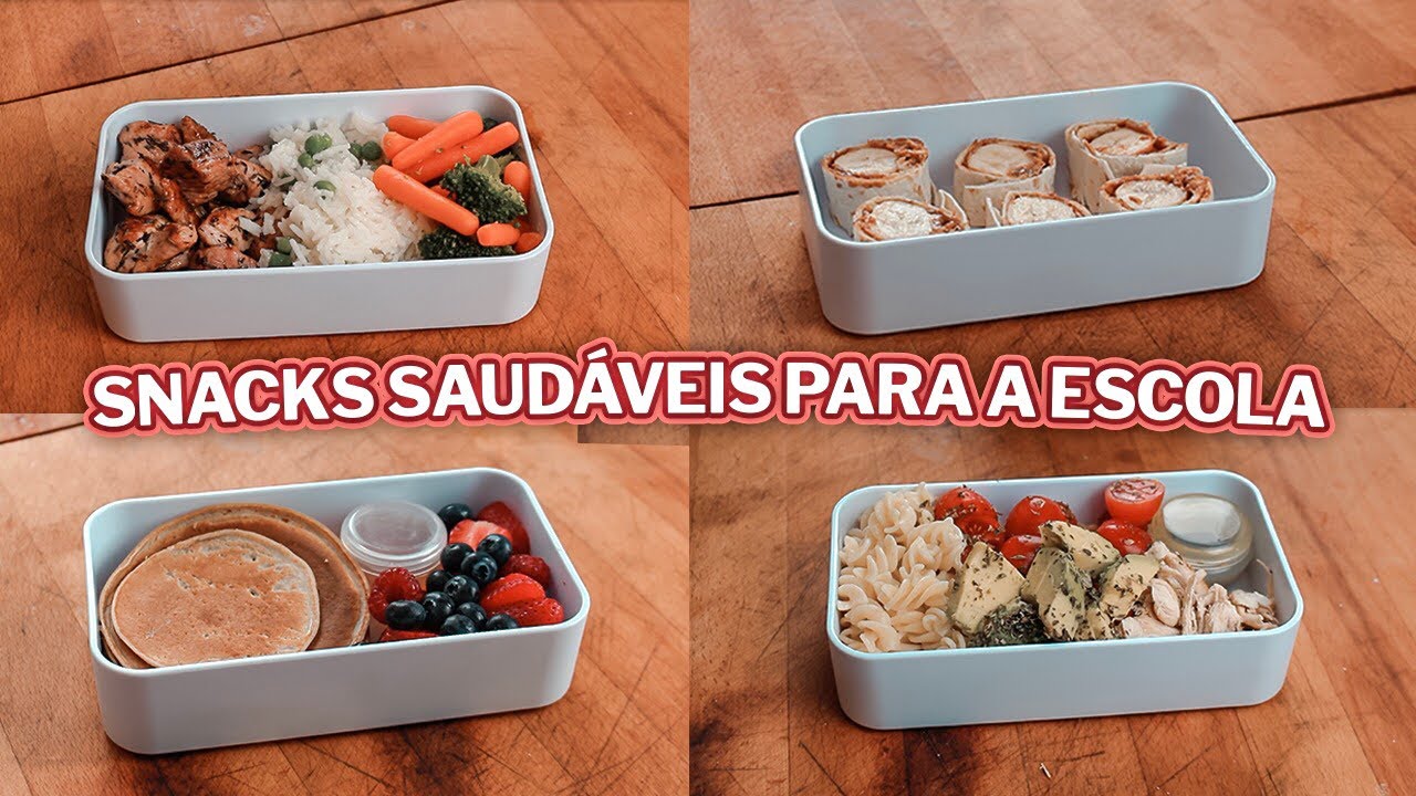 SNACKS PARA A ESCOLA #BACKTOSCHOOL