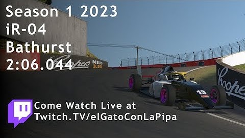 Bathurst Mount Panorama - FIA F4 Track Guide - 2023 Season 1 - 2:06.044 - Fixed Setup