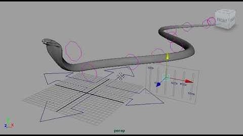 Snake rig in MAYA