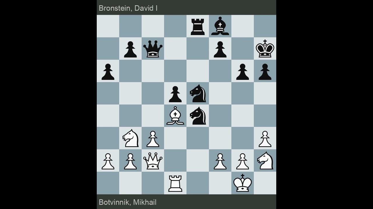 Botvinnik vs. Bronstein  World Chess Championship 1951 