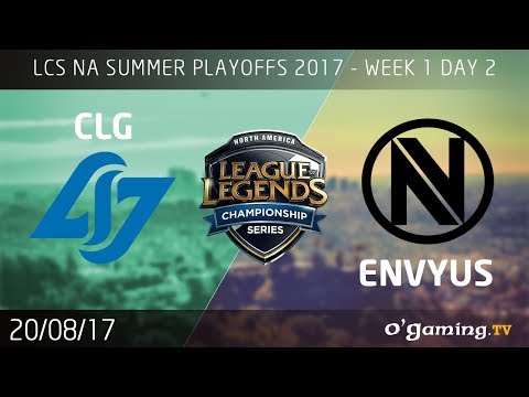 CLG vs Envyus - LCS NA Summer Playoffs 2017 - Quart de Finale - League Of Legends