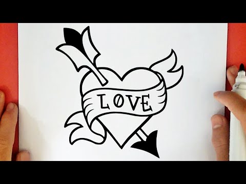Video: Cómo Dibujar Un Corazón Con Una Flecha