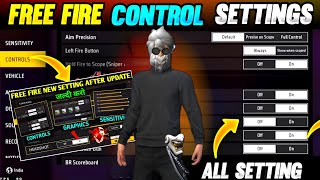 Free Fire New Setting After New Update | Free Fire Pro Setting | New Headshot Setting Free Fire