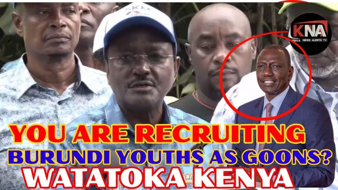 THIS GOVERNMENT IS RECRUITING YOUTHS FROM BURUNDI AS GOONS ALL OVER THE COUNTRY. WE'LL DEAL WITH IT