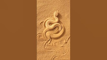 Thumbnail of Sahara sand viper disappears in the sand in the desert of Morocco #herping #viper #sandviper