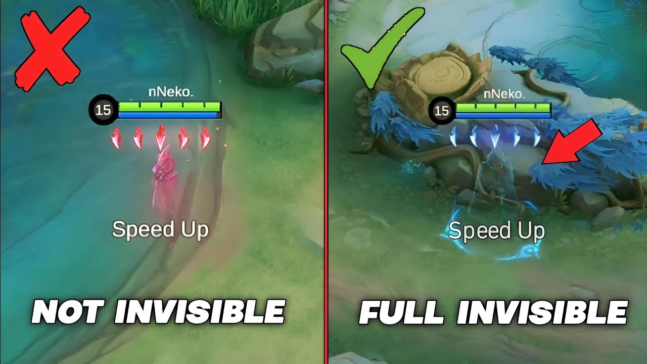 AAMON FULL INVISIBLE TRICKS ENEMY CAN'T SEE YOU EASILY! 100% IT WORKED ...
