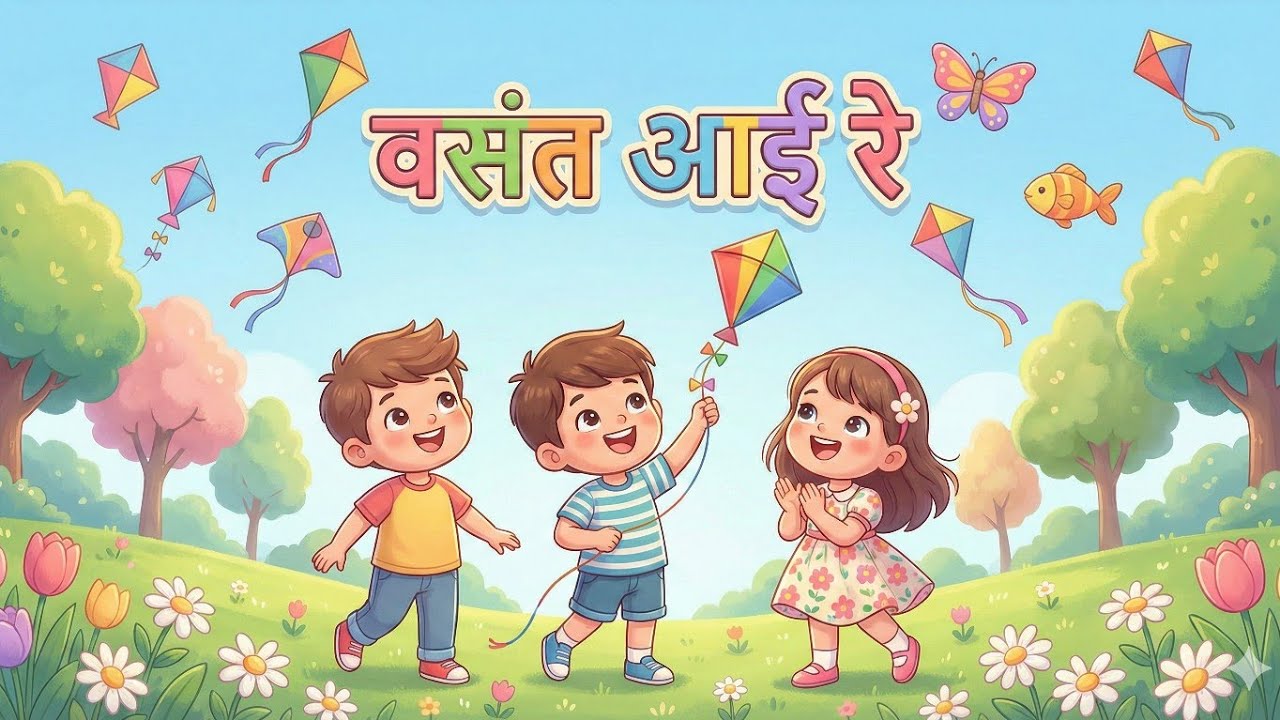 Spring Is Here – A Happy Kite Song for Kids