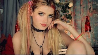 ASMR - Care of YOU after a Home Party! MOUTH sounds ♥ HAIR&FACE brushing