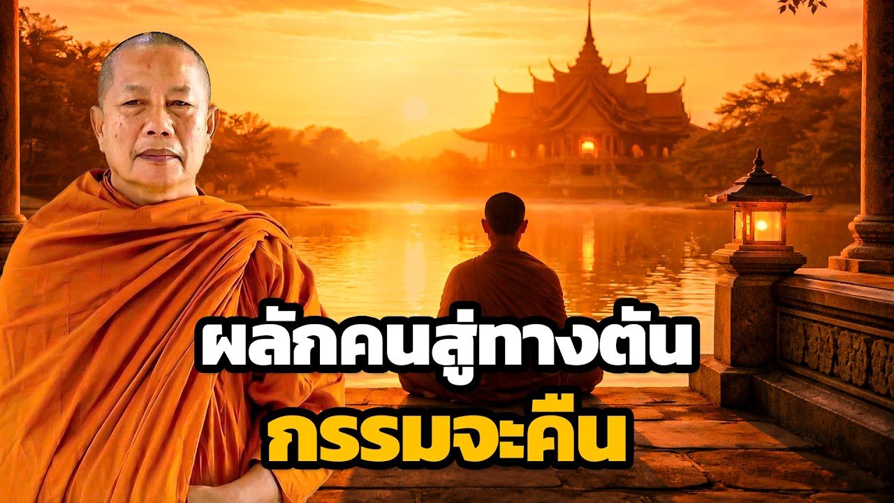 คนที่ผลักคนอื่นสู่ทางตัน กรรมจะย้อนคืนแบบไหน..ธรรมะคลายทุกข์ พระมหาบุญช่วย ปัญญาวชิโร