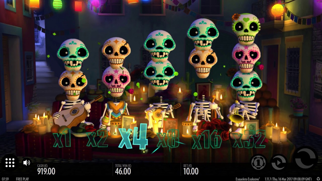 Esqueleto Explosivo® | Video slot | Thunderkick