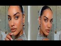 HOW TO: "NO MAKEUP" MAKEUP LOOK | MODEL MAKEUP | USING NEW FENTY EAZE DROP  BLURRING SKIN TINT