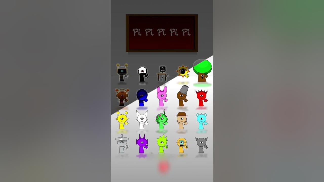 Sprunki Incredibox Black In Pi Pi Pi Song #sprunki #incredibox