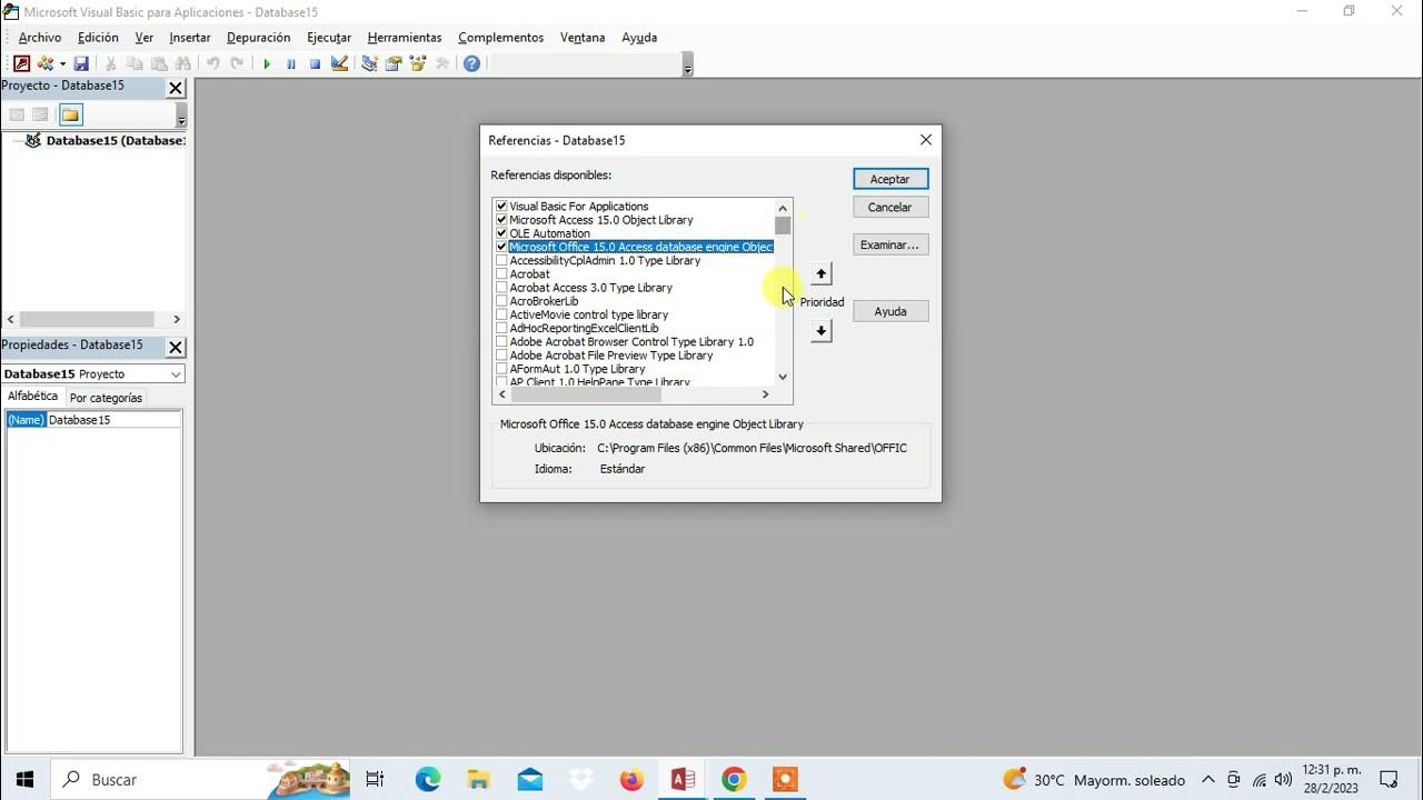 Como Trabajar con Dao y Recordset para Manipular Datos con Codigo ...
