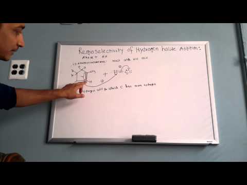 Addition of hydrogen