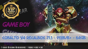 Cobalto v4 - 64GB - Recalbox 7.1.1 - Raspberry Pi3 B/B+