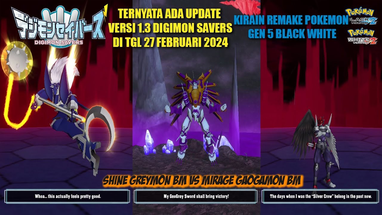 SHINE GREYMON BURST MODE vs MIRAGE GAOGAMON BURST MODE | GAMEPLAY DIGIMON SAVERS