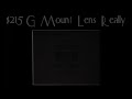 Least expensive g mount lens for the fuji gfx medium format camera