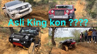 कौन है ऑफरोडिंग किंग/who is the offroading king #viral #youtube #gurkha #offroading #hilux #thar #yt