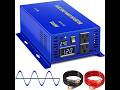 XYZ INVT 800 Watt Pure Sine Wave Inverter 24 Volt DC to 110 Volt 120 Volt AC Review - Pros & Cons -